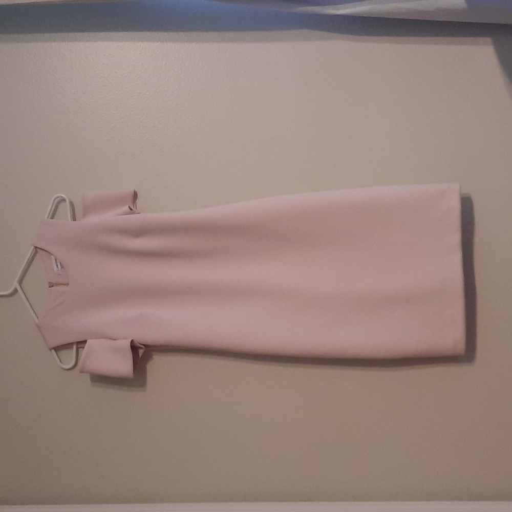 Light pink Calvin Klein pencil dress